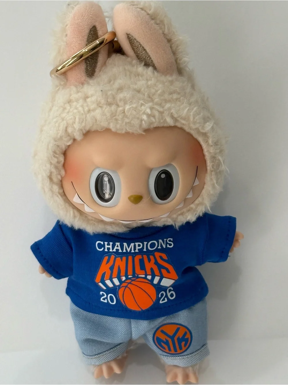 New York Knicks Labubu 2pc CHAMPIONS 2026 outfit NY